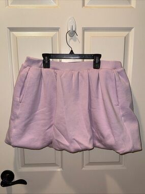 Offline by Aerie Bubble Cloud Skort W/pockets Lavender Sz Lg